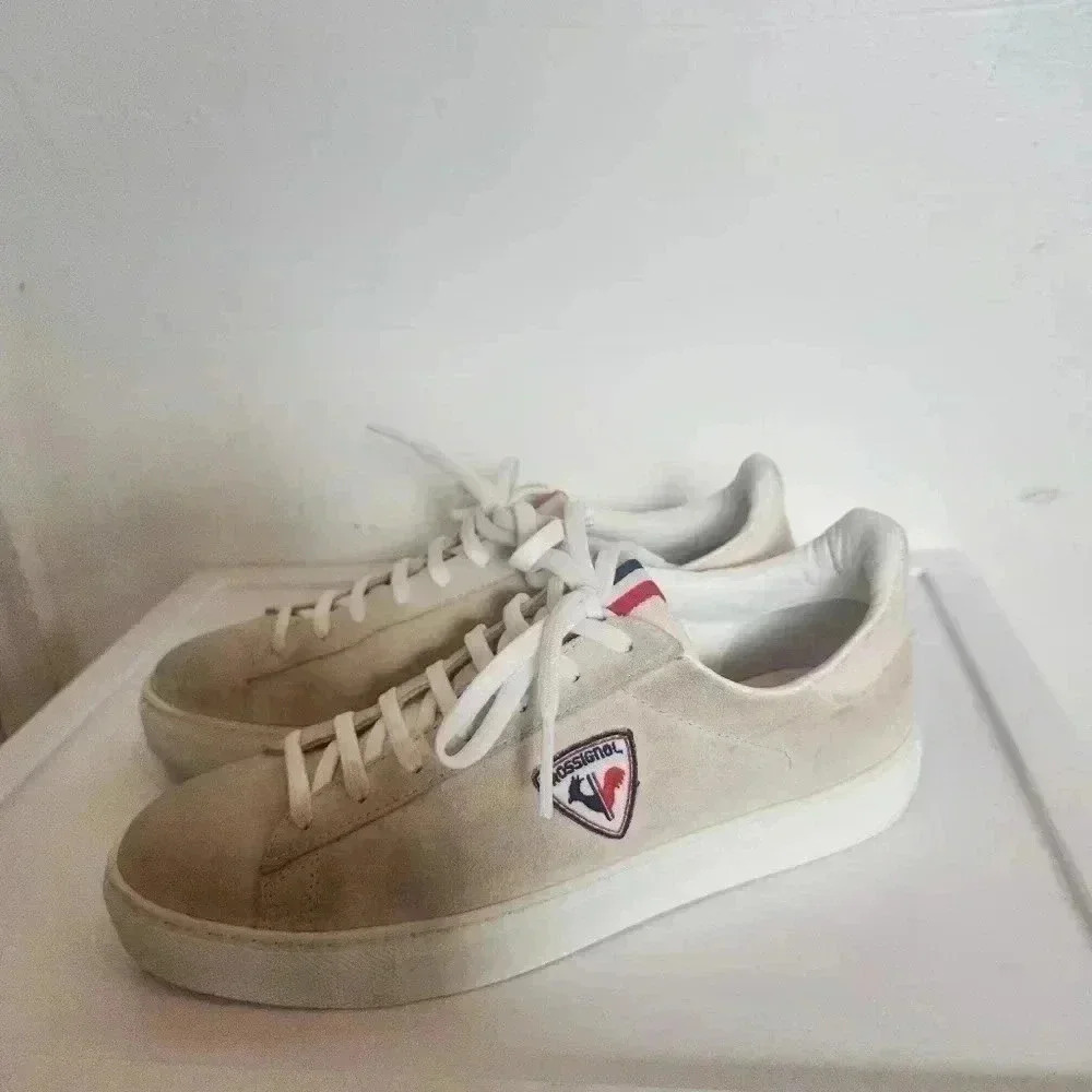Rossignol Alex Velour suede Sneakers in cream - Picture 4 of 7